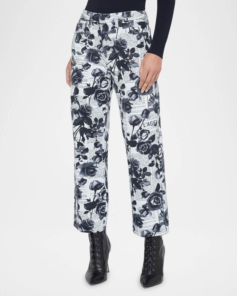 June Ultra-High Rise Crop Stovepipe Jeans